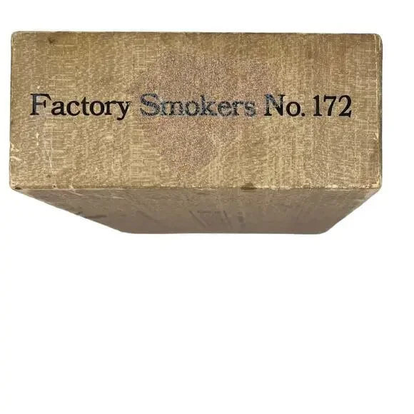Vintage Factory Smokers No. 172 Cigar Box 1970s - Picture 7 of 10